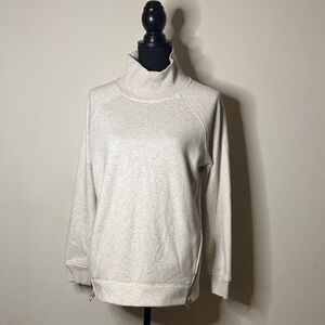 Athleta Cozy Funnel Neck Pullover Sweatshirt | Size Small